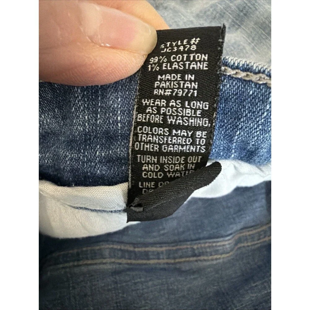 JORDAN CRAIG COLLINS Blow Out Relax Fit Distressed Jeans Light Wash Denim 38x32